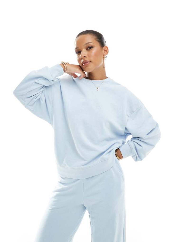 JJXX - Kastiges Sweatshirt in Hellblau, Kombiteil von JJXX