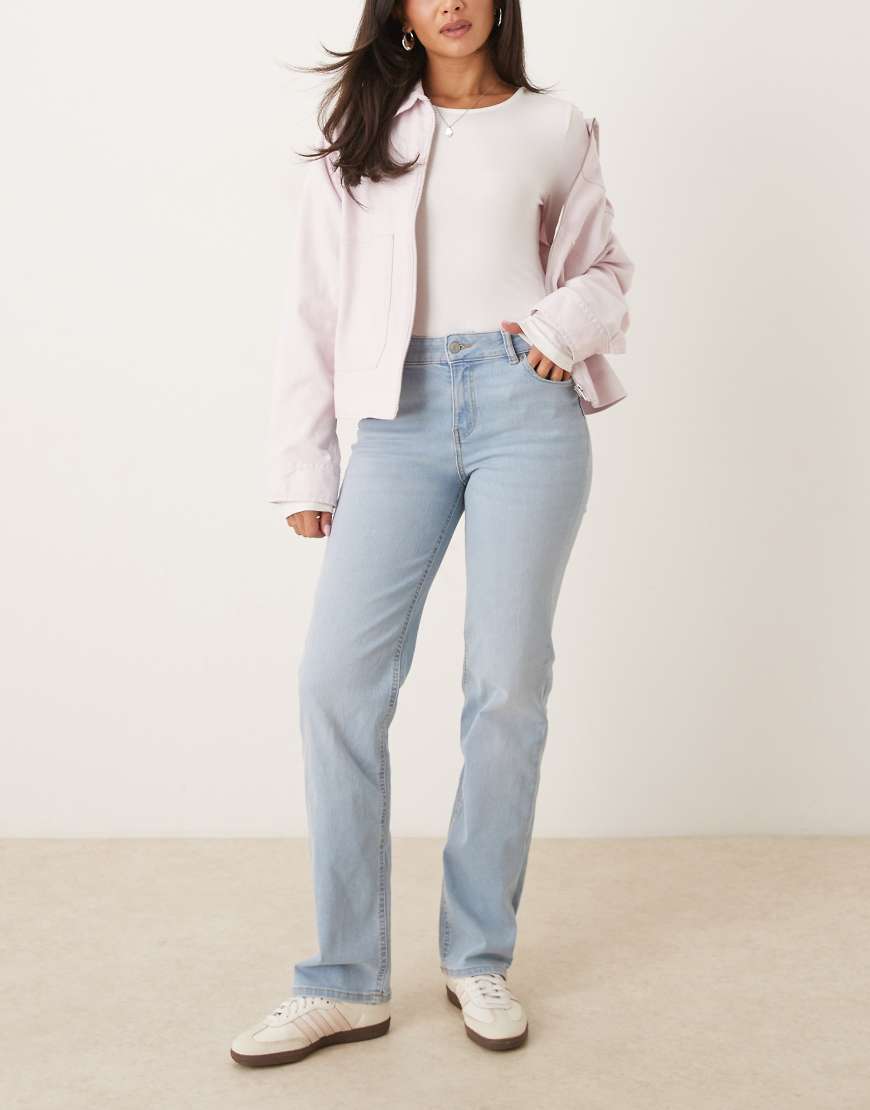 JJXX - Nice - Schmale Straight Jeans in Hellblau von JJXX