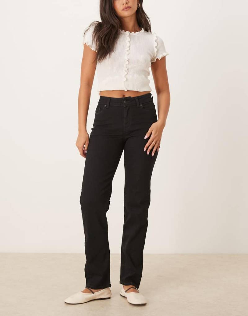 JJXX - Nice - Slim-Fit-Jeans mit geradem Schnitt in Schwarz von JJXX