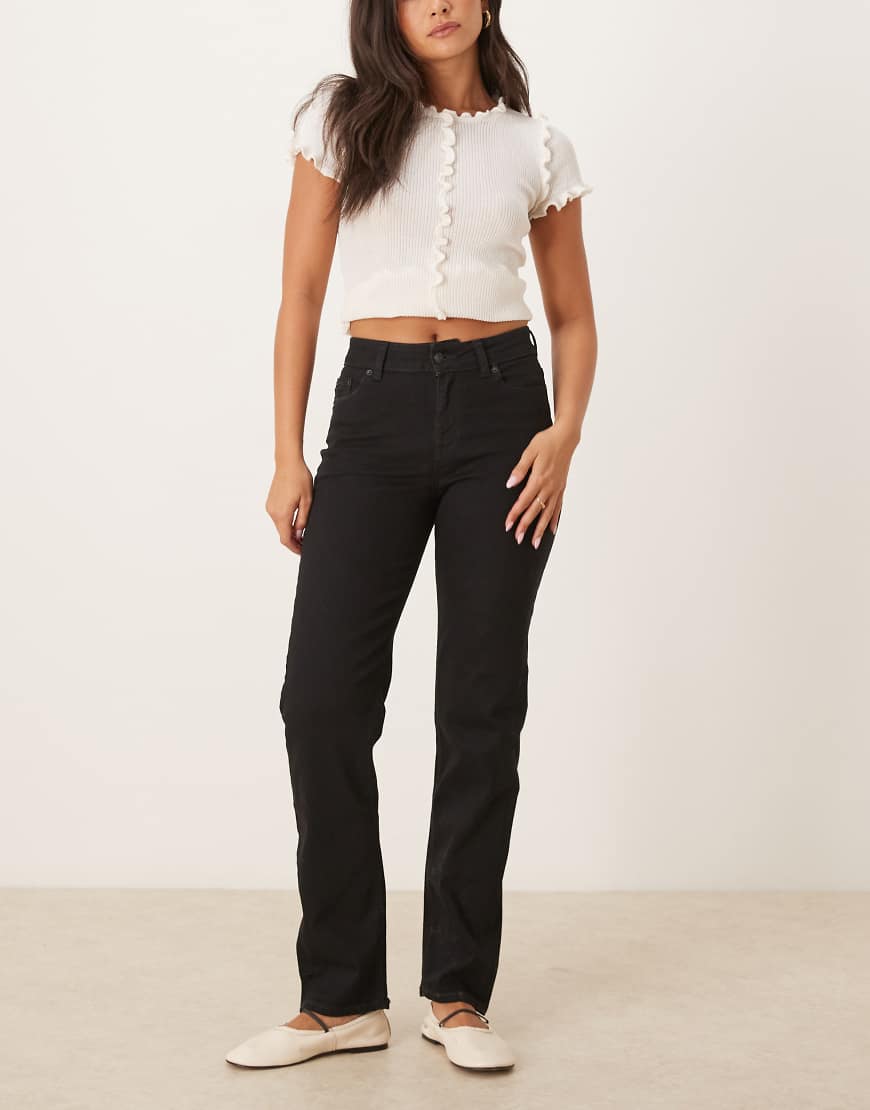 JJXX - Nice - Slim-Fit-Jeans mit geradem Schnitt in Schwarz von JJXX