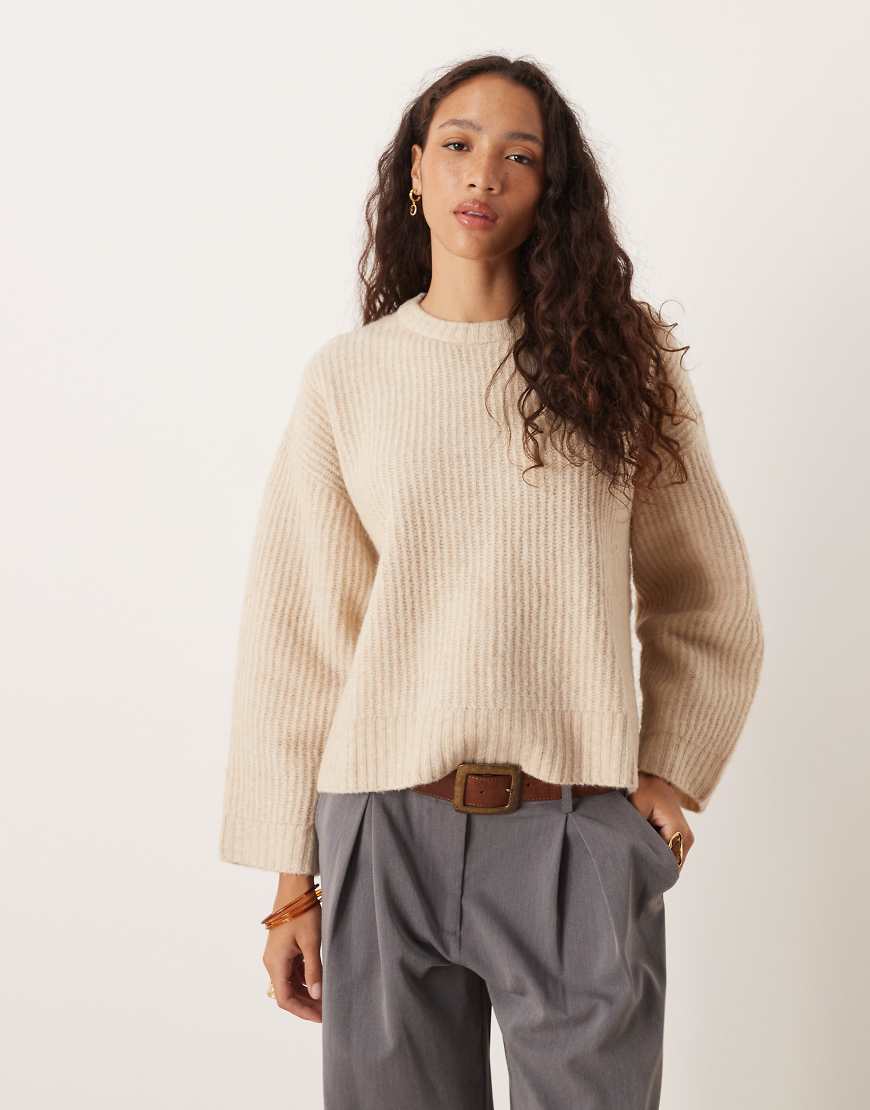 JJXX - Oversize-Pullover in Cremeweiß von JJXX