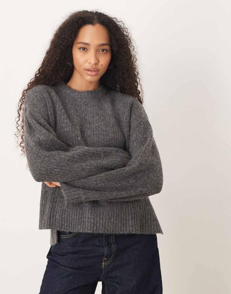 JJXX - Oversize-Pullover in Dunkelgrau von JJXX