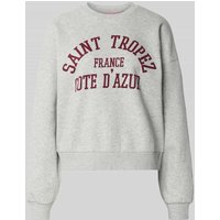 JJXX Oversized Sweatshirt mit Label-Print Modell 'MERLE' in Hellgrau Melange, Größe XS JJXX Oversized Sweatshirt mit Label-Print Modell 'MERLE' in Hellgrau Melange, Größe XS von JJXX