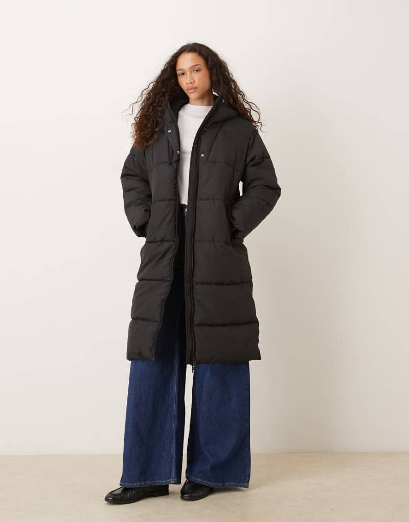 JJXX - Pufferjacke in Schwarz mit Kapuze von JJXX