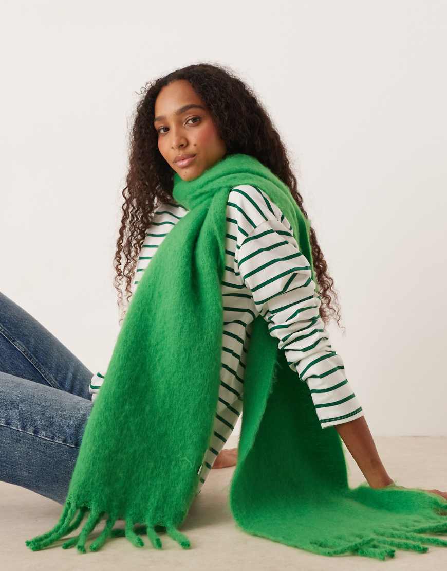 JJXX - Wollschal in Grün von JJXX