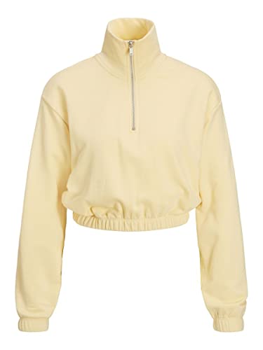 JJXX Women's JXALFA REG Every Short Half Zip Sweatshirt, Sunlight, L von JJXX