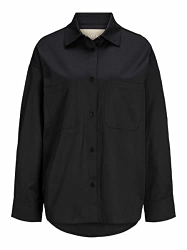 JJXX Women's JXBROOKS COMPACT Overshirt NOOS Bluse, Black, XS JJXX Women's JXBROOKS COMPACT Overshirt NOOS Bluse, Black, XS von JJXX