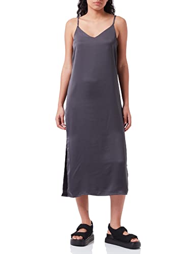 JJXX Women's JXCLEO Satin SN Dress, Asphalt, L von JACK & JONES