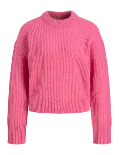 JJXX Women's JXEMBER LS Fluffy Crew Neck Knit NOOS Pullover, Carmine Rose, M von JJXX