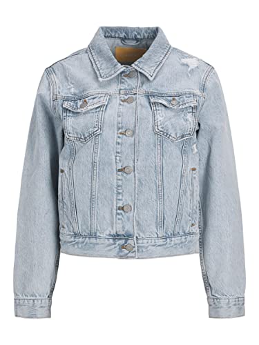 JJXX Women's JXMELINA Regular Jacket CR3013 SVG Jeansjacke, Light Blue Denim, L von JJXX