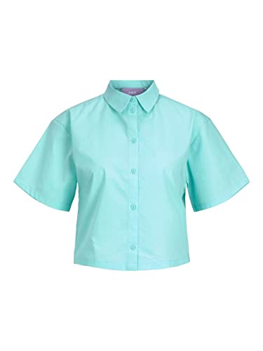 JJXX Women's JXMISSION SS Short Shirt SN Hemdbluse, Aruba Blue, S von JJXX