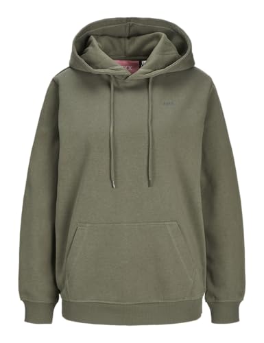 JJXX Damen JXABBIE RLX LS Every Hood SWT NOOS Sweatshirt, Grape Leaf/Detail:Rosin Logo, S von JJXX
