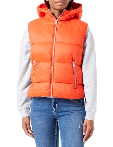 Jack&Jones Damen JXBILLIE Puffer Vest OTW SN Weste, Poinciana, M von JJXX