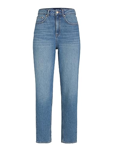 Jack&Jones Damen JXLISBON MOM HW Jeans C4046 DNM Jeanshose, Light Blue Denim, 24W / 30L von JJXX