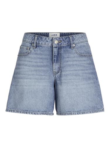 Jack & Jones Damen Jxlaura Mw Denim DNM Sn Shorts, Light Blue Denim, L EU von JJXX