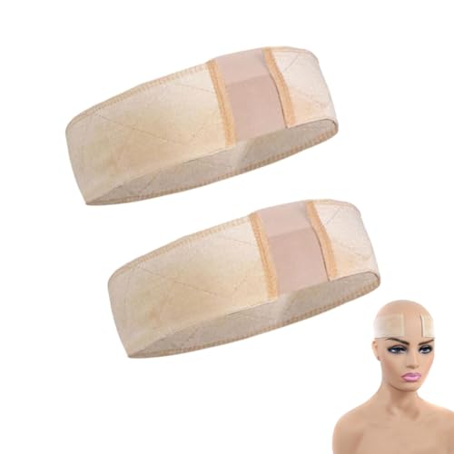 JJiaoLinin Perücke Grip Stirnband, 2 Stück Samt-Perückengriff Elastisches Perückengriff Perücke Grip Stirnband Nahtlose Stirnband für Perücken Perücken-Stirnband zum Sichern der Perücke von JJiaoLinin