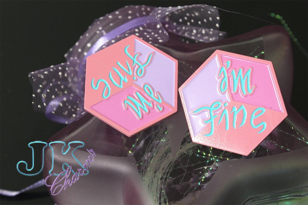 Bts "Save Me, I'm Fine" Anstecknadel Anstecker | Glow-In-The-Dark" von JKCharms1