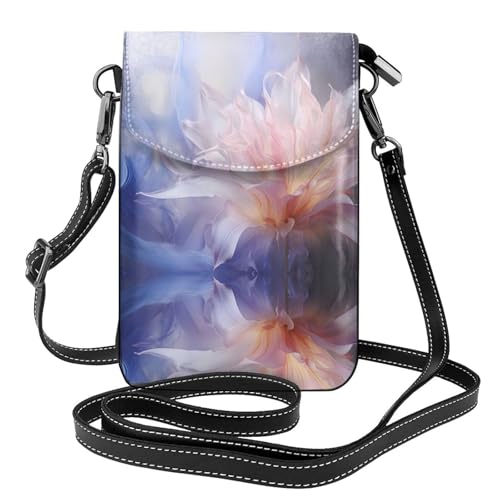 JKDGOJ Blumige Hyazinthe Prints Crossbody Bag Handytasche Damen Kleine Geldbörse Ein praktisches Geschenk geeignet zum Ausgehen, Trainieren und Einkaufen von JKDGOJ
