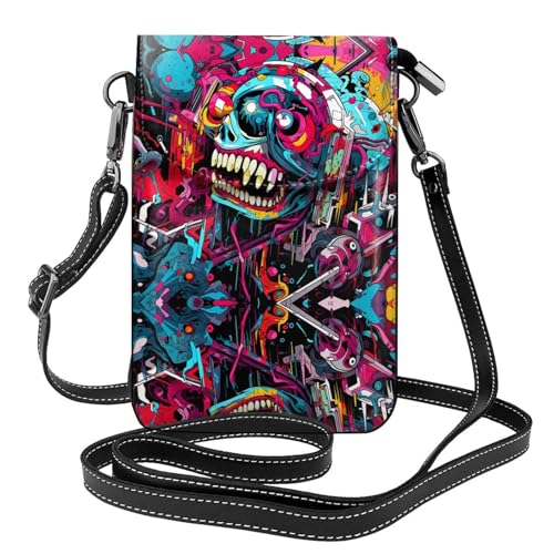 JKDGOJ Bunte Avatar-Drucke, Umhängetasche, Handytasche, kleine Damen-Geldbörse, ein praktisches Geschenk zum Ausgehen, Trainieren und Einkaufen von JKDGOJ