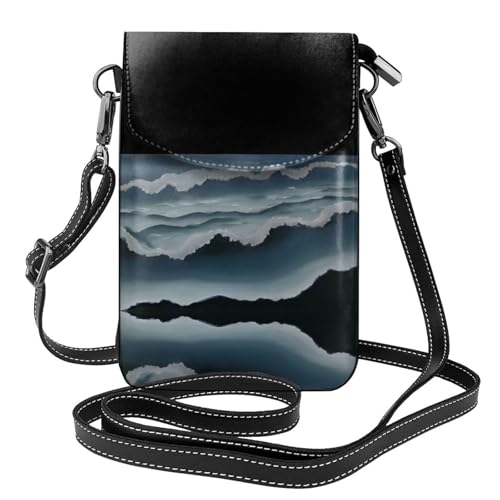 JKDGOJ Die endlose Sea Prints Crossbody-Tasche, Handytasche, kleine Geldbörse für Damen, ein praktisches Geschenk zum Ausgehen, Trainieren und Einkaufen von JKDGOJ