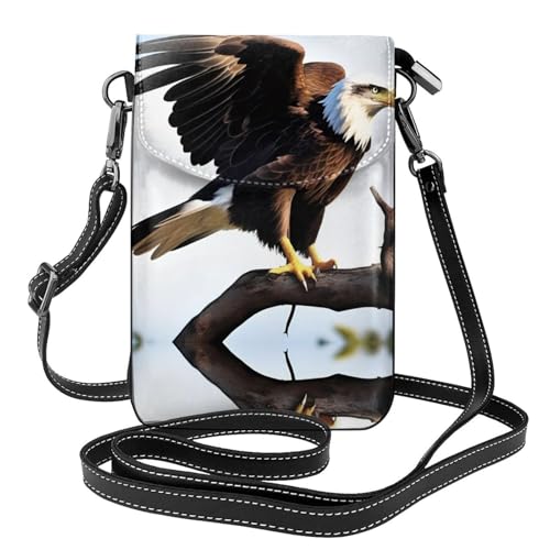 JKDGOJ Eagle With Wings Prints Crossbody Bag Mobile Phone Bag Women Small Wallet A Practical Gift Suitable for going out, exercising, and shopping von JKDGOJ