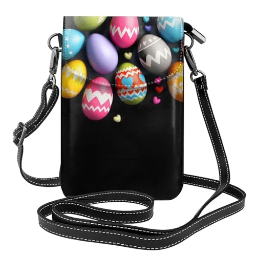 JKDGOJ Easter eggs sprinkled with love Prints Crossbody bag, mobile phone bag, women's small wallet, a practical gift suitable for going out, exercising, and shopping von JKDGOJ