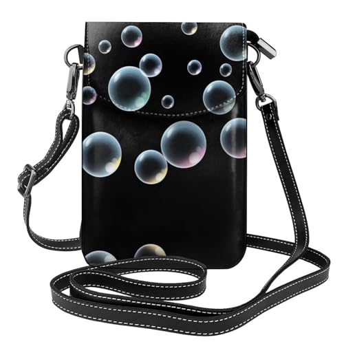 JKDGOJ Falling Bubbles Prints Crossbody-Tasche, Handytasche, kleine Damengeldbörse, ein praktisches Geschenk zum Ausgehen, Trainieren und Einkaufen von JKDGOJ