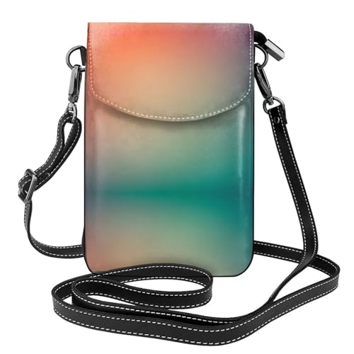 JKDGOJ Gradient Orange Prints Crossbody Bag Handytasche Damen Kleine Geldbörse Ein praktisches Geschenk geeignet zum Ausgehen, Trainieren und Einkaufen von JKDGOJ