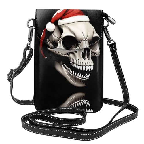 JKDGOJ Little Red Riding Hood Skull Prints Crossbody Bag Mobile Phone Bag Women Small Wallet A Practical Gift Suitable for going out, exercising, and shopping von JKDGOJ