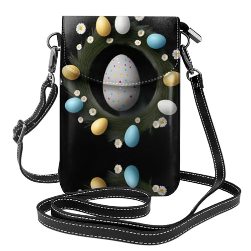 JKDGOJ Lucky Easter Egg Prints Crossbody Bag Handytasche Damen Kleine Geldbörse Ein praktisches Geschenk geeignet zum Ausgehen, Trainieren und Einkaufen von JKDGOJ