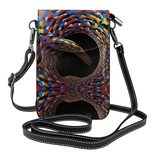JKDGOJ Mobius Strip Prints Crossbody Bag Handytasche Damen Kleine Geldbörse Ein praktisches Geschenk geeignet zum Ausgehen, Trainieren und Einkaufen von JKDGOJ