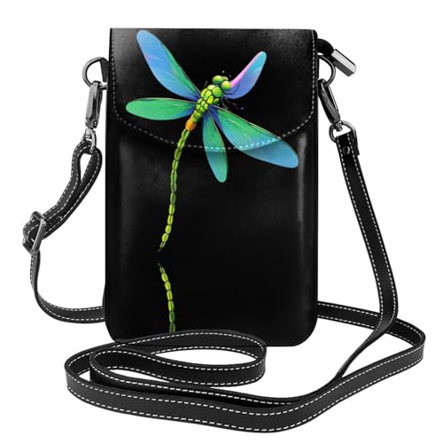 JKDGOJ Nouveau Dragonfly Prints Crossbody Bag Handytasche Damen Kleine Geldbörse Ein praktisches Geschenk geeignet zum Ausgehen, Trainieren und Einkaufen von JKDGOJ