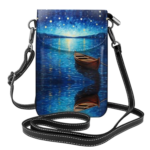 JKDGOJ Sea in Starlight Prints Crossbody-Tasche, Handytasche, kleine Damenbrieftasche, ein praktisches Geschenk zum Ausgehen, Trainieren und Einkaufen von JKDGOJ