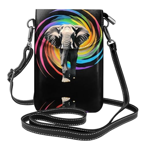 JKDGOJ Space-Time Tunnel Prints Crossbody Bag Handytasche Damen Kleine Geldbörse Ein praktisches Geschenk geeignet zum Ausgehen, Trainieren und Einkaufen von JKDGOJ