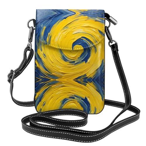 JKDGOJ Spiral Eddy Prints Crossbody Tasche, Handytasche, kleine Damengeldbörse, ein praktisches Geschenk geeignet zum Ausgehen, Trainieren und Einkaufen von JKDGOJ
