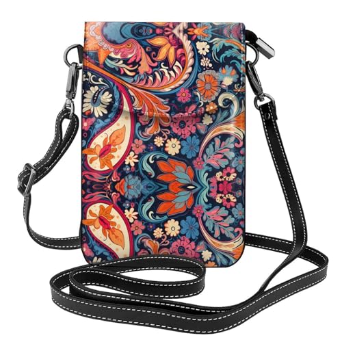 JKDGOJ Spiritual Patterns Prints Crossbody Bag, Handytasche, kleine Damengeldbörse, ein praktisches Geschenk geeignet zum Ausgehen, Trainieren und Einkaufen von JKDGOJ