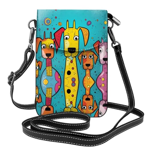 JKDGOJ Spotted Dog Prints Crossbody Bag Handytasche Damen Kleine Geldbörse Ein praktisches Geschenk geeignet zum Ausgehen, Trainieren und Einkaufen von JKDGOJ