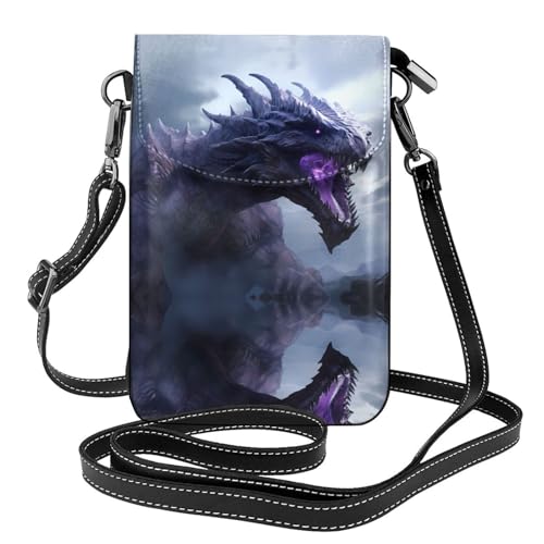 JKDGOJ Strong Dragon Prints Crossbody-Tasche, Handytasche, kleine Damenbrieftasche, ein praktisches Geschenk zum Ausgehen, Trainieren und Einkaufen von JKDGOJ