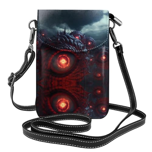 JKDGOJ The Devil's Eye Prints Crossbody Bag Handytasche Damen Kleine Geldbörse Ein praktisches Geschenk geeignet zum Ausgehen, Trainieren und Einkaufen von JKDGOJ