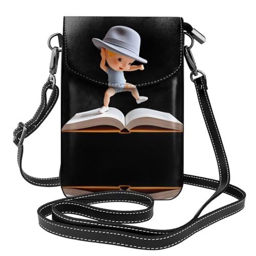 JKDGOJ The boy in the book Prints Crossbody Bag, mobile phone bag, women's small wallet, a practical gift suitable for going out, exercising, and shopping von JKDGOJ