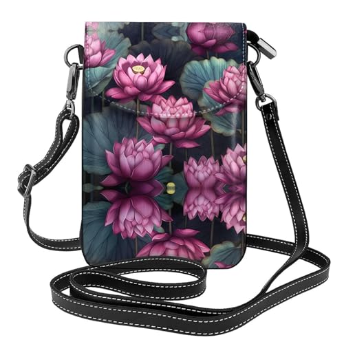 JKDGOJ Umhängetasche mit Blumenmuster, Handytasche, kleine Damenbrieftasche, ein praktisches Geschenk zum Ausgehen, Trainieren und Einkaufen von JKDGOJ