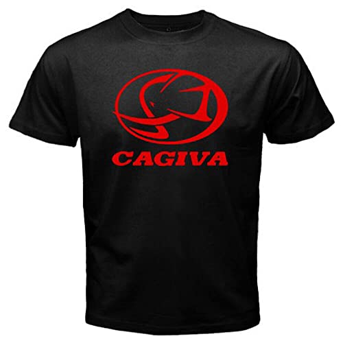 Cagiva Motorcycle Logo Men's Black T-Shirt von JKHGFD