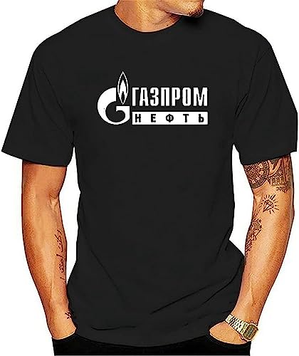 Gazprom Russia 2021 Black T-Shirt Men Print Tees Short Sleeve O-Neck Black Gazprom Russia 2021 Black T-Shirt Men Print Tees Short Sleeve O-Neck Black von JKHGFD