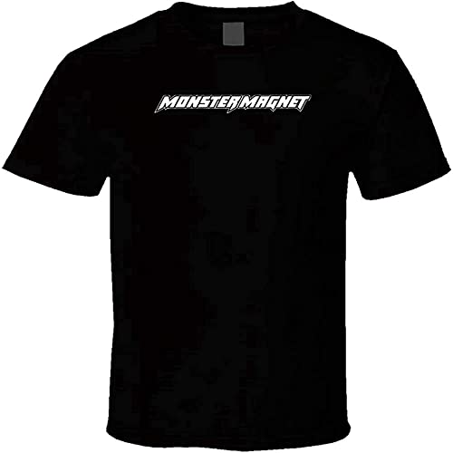 JUNZI Men's Monster Magnet Band 4 T Shirt BlackL JUNZI Men's Monster Magnet Band 4 T Shirt BlackL von JKHGFD