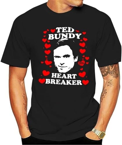KEGO Insanely Rare Ted Bundy Shirt Cotton Tshirt Men Fashion t-Shirt Black von JKHGFD