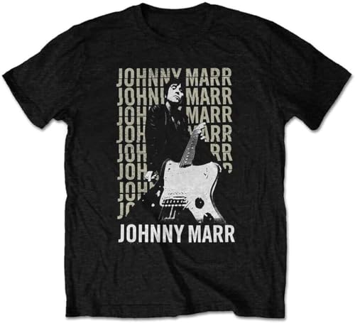 MINGYI Johnny MARR Guitar Photo Black T-Shirt - MINGYI Johnny MARR Guitar Photo Black T-Shirt - von JKHGFD