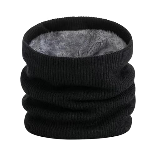 JKITNHJOT Winter Halsschlauch Herren Dame, Winter Ski Halswärmer, Schlauchschal Loop Snood, Winddich Kreisschlaufenschals von JKITNHJOT