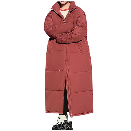 JKJFJKA Wintermantel Herbst Jacken Für Damen Jacken Damen Jackenerweiterung Schwangerschaft Trenchcoats Für Damen Lang Damen-Jacken Mantel Für Damen Herbstmode 2023 Langer Regenmantel Wintermantel von JKJFJKA