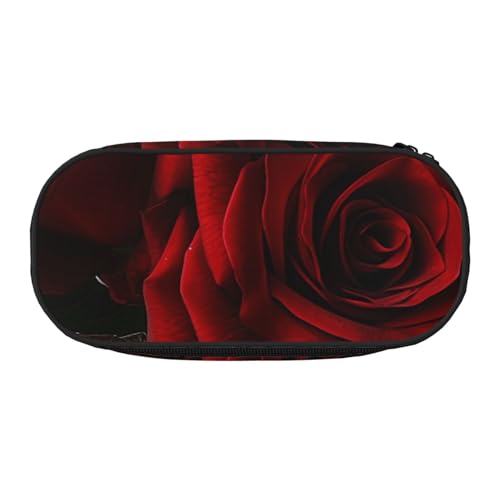 Federmäppchen mit doppeltem Reißverschluss, Netzfach und Stifthaltern, industrielle Ziegelmauer-Hintergrunddrucke, Mehrzweck-Schreibwarenhalter, reisefreundliche Kosmetiktasche für Schule, Büro von JKLQWC