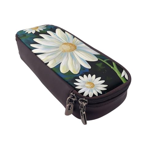 JKLQWC Federmäppchen für Mädchen und Jungen, niedliches PU-Leder, mit Reißverschluss, für Büro, Schule, Schwarz , Einheitsgröße, Schulranzen von JKLQWC